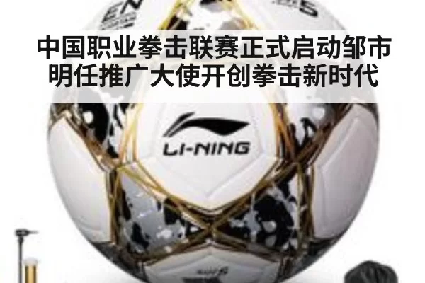 中国职业拳击联赛正式启动邹市明任推广大使开创拳击新时代